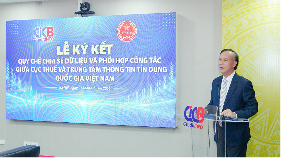 Cục Thuế và CIC tăng cường chia sẻ dữ liệu, nâng hiệu quả quản lý và hỗ trợ doanh nghiệp