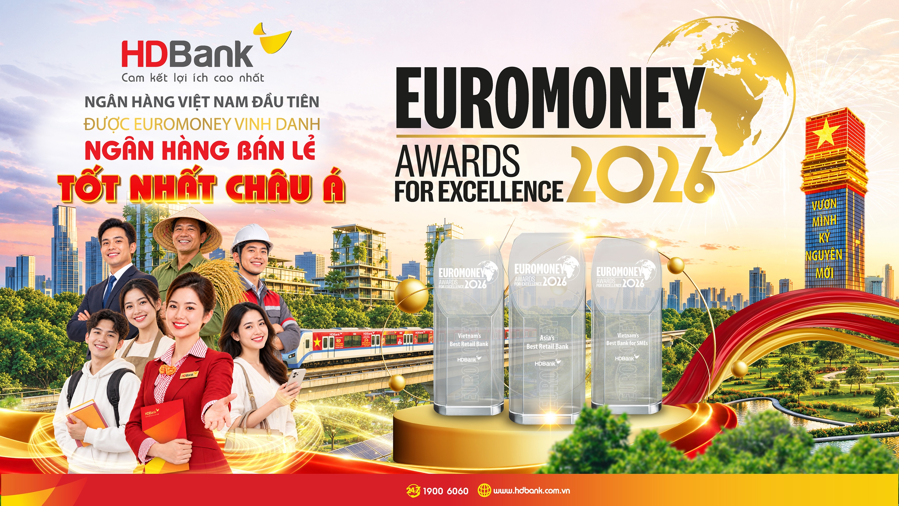 Danh hiệu “Ngân hàng Bán lẻ tốt nhất châu Á” lần đầu tiên được trao cho một ngân hàng Việt Nam Danh hiệu “Ngân hàng Bán lẻ tốt nhất châu Á” lần đầu tiên được trao cho một ngân hàng Việt Nam