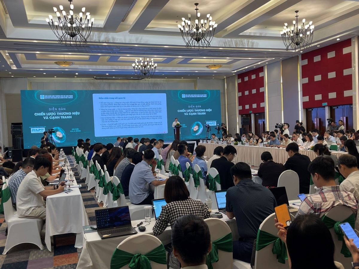 Quảng cảnh Diễn đàn Chiến lược thương hiệu và Cạnh tranh