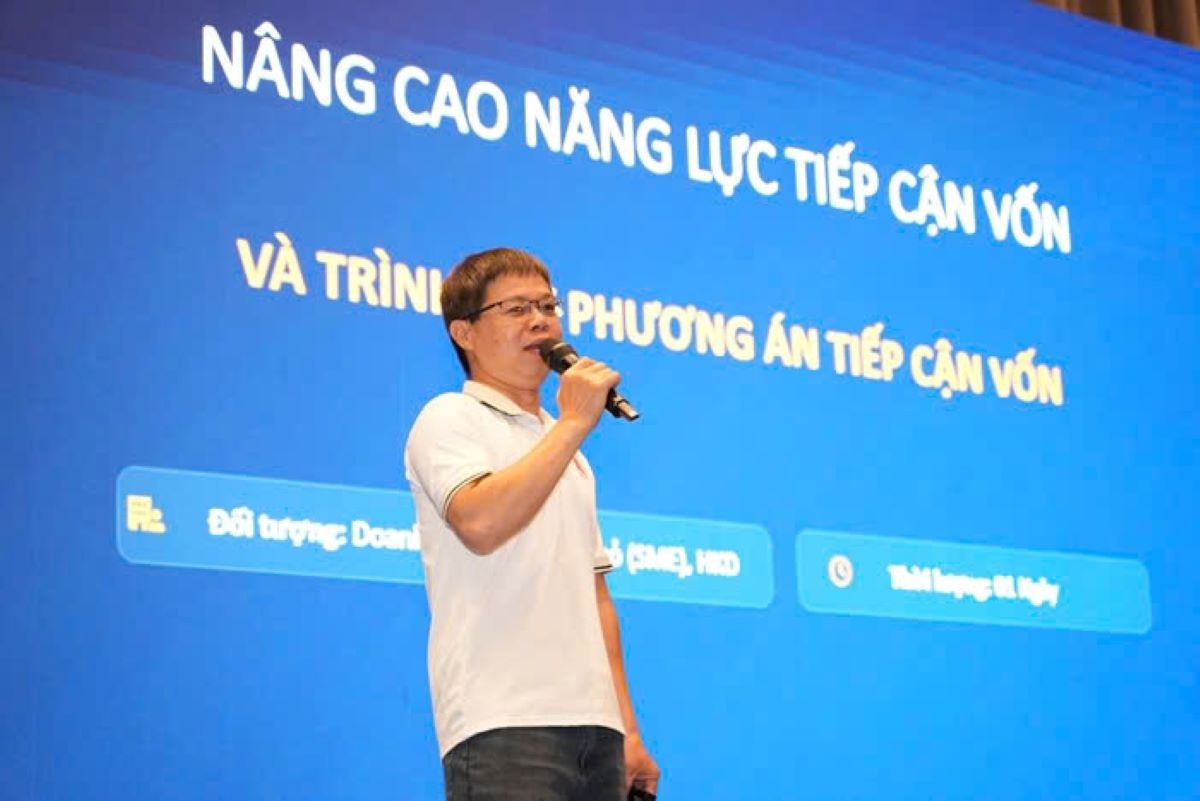 Ông Vũ Đông - Giám đốc vận hành Công ty Cổ phần LLead Capital phát biểu tại sự kiện Ông Vũ Đông - Giám đốc vận hành Công ty Cổ phần LLead Capital phát biểu tại sự kiện
