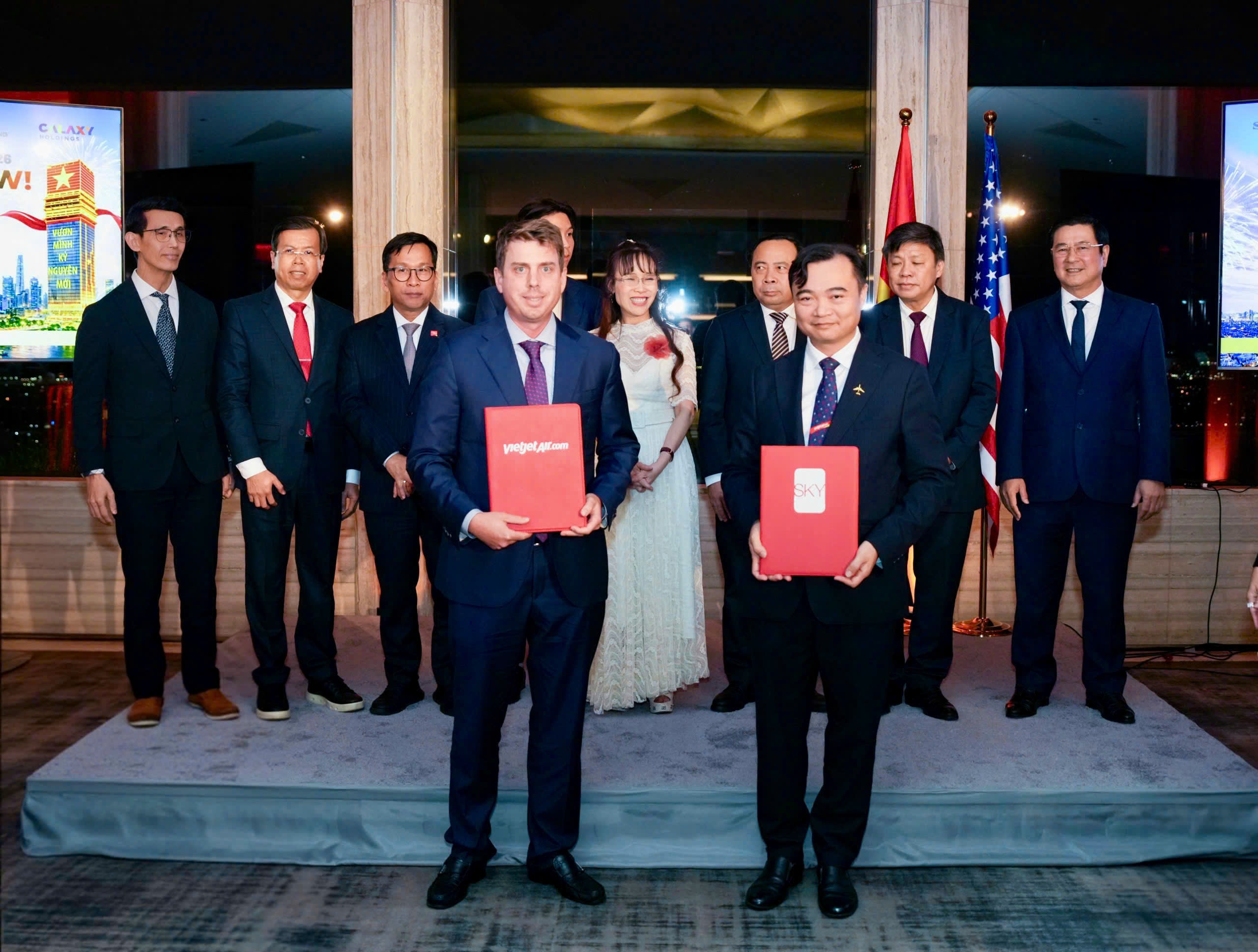 Vietjet và SKY Leasing trao thoả thuận cung cấp dịch vụ tài chính, thuê mua tàu bay Boeing 737