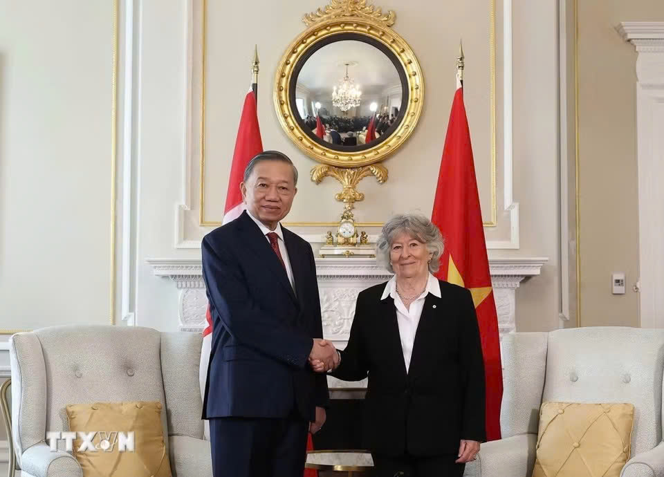 Tổng Bí thư, Chủ tịch nước Tô Lâm hội kiến với Toàn quyền Canada Louise Arbour