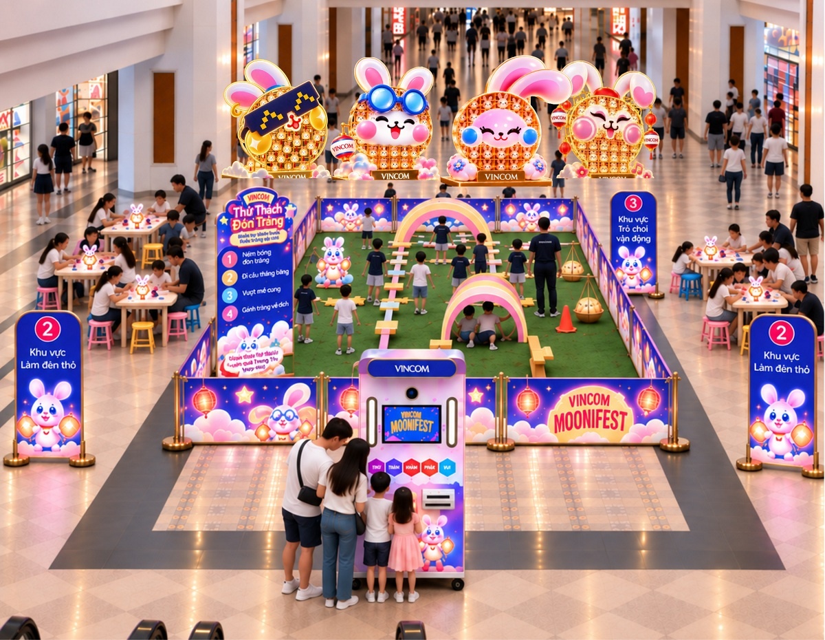 Vincom Moonifest: Lên đồ nhập hội, rước đèn đón may mùa Trung thu Vincom Moonifest: Lên đồ nhập hội, rước đèn đón may mùa Trung thu