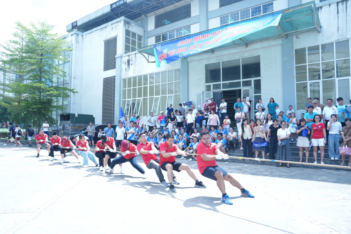 Hội thao Khối Thi đua số 9: Nhiệt huyết trên sân đấu, đồng lòng trong công việc Hội thao Khối Thi đua số 9: Nhiệt huyết trên sân đấu, đồng lòng trong công việc