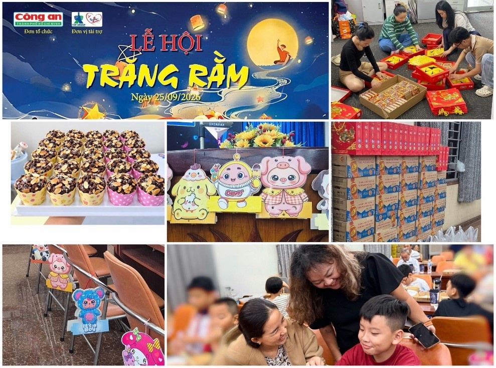 2/ Những phần quà được các cô chú chăm chút để mang lại niềm vui cho các con. 2/ Những phần quà được các cô chú chăm chút để mang lại niềm vui cho các con.