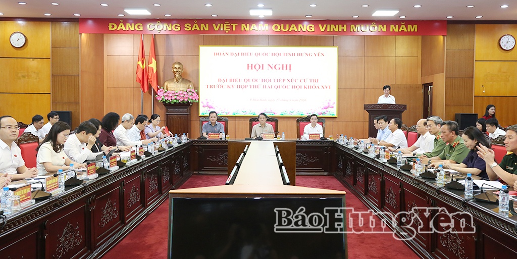 Đại biểu Quốc hội tỉnh Hưng Yên tiếp xúc cử tri trước Kỳ họp thứ 2 Đại biểu Quốc hội tỉnh Hưng Yên tiếp xúc cử tri trước Kỳ họp thứ 2