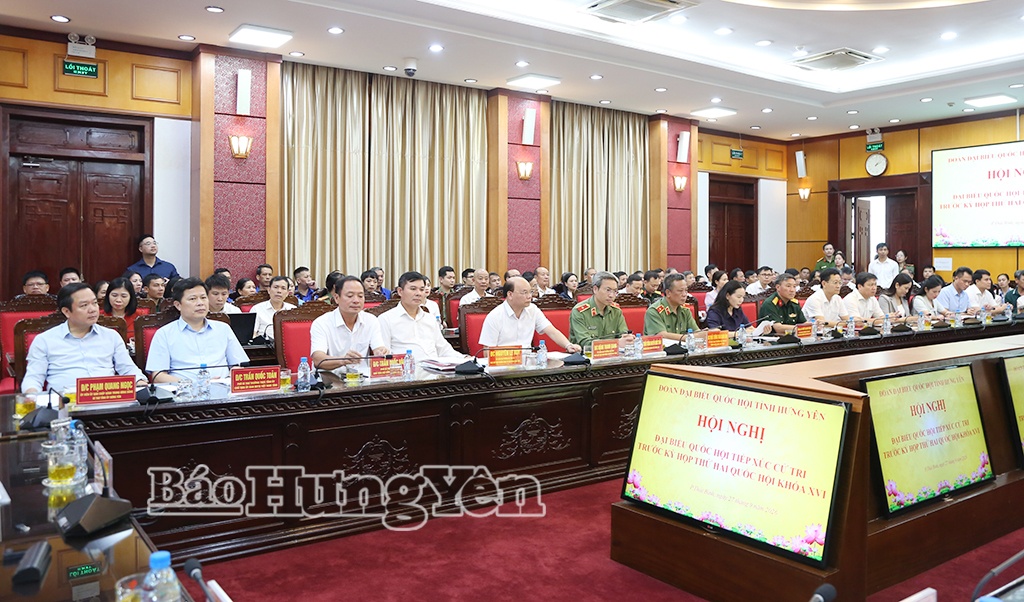 Đại biểu Quốc hội tỉnh Hưng Yên tiếp xúc cử tri trước Kỳ họp thứ 2 Đại biểu Quốc hội tỉnh Hưng Yên tiếp xúc cử tri trước Kỳ họp thứ 2
