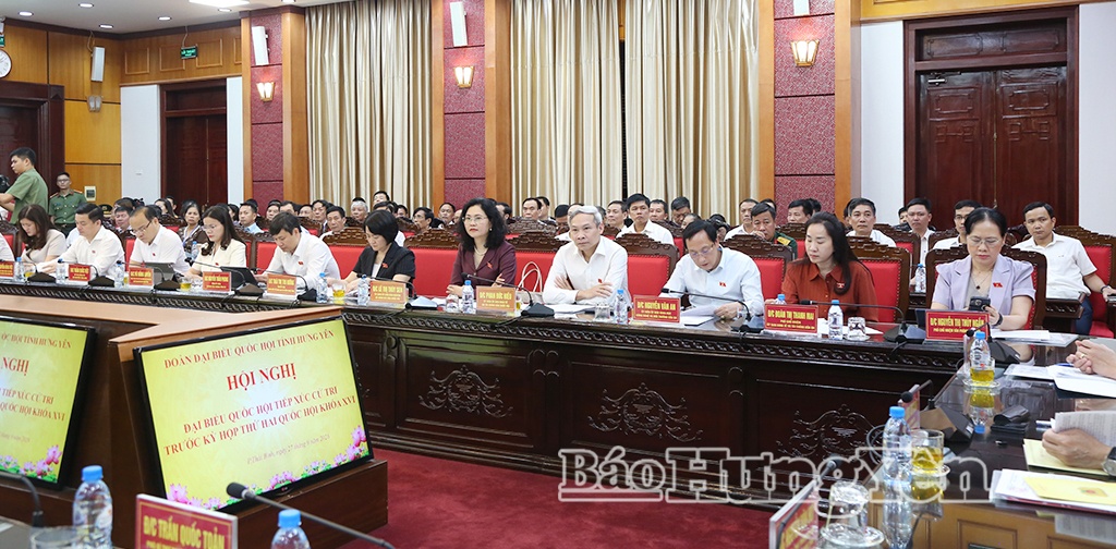 Đại biểu Quốc hội tỉnh Hưng Yên tiếp xúc cử tri trước Kỳ họp thứ 2 Đại biểu Quốc hội tỉnh Hưng Yên tiếp xúc cử tri trước Kỳ họp thứ 2