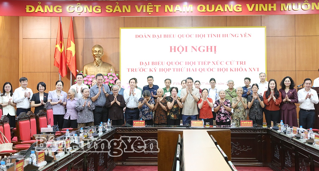 Đại biểu Quốc hội tỉnh Hưng Yên tiếp xúc cử tri trước Kỳ họp thứ 2 Đại biểu Quốc hội tỉnh Hưng Yên tiếp xúc cử tri trước Kỳ họp thứ 2
