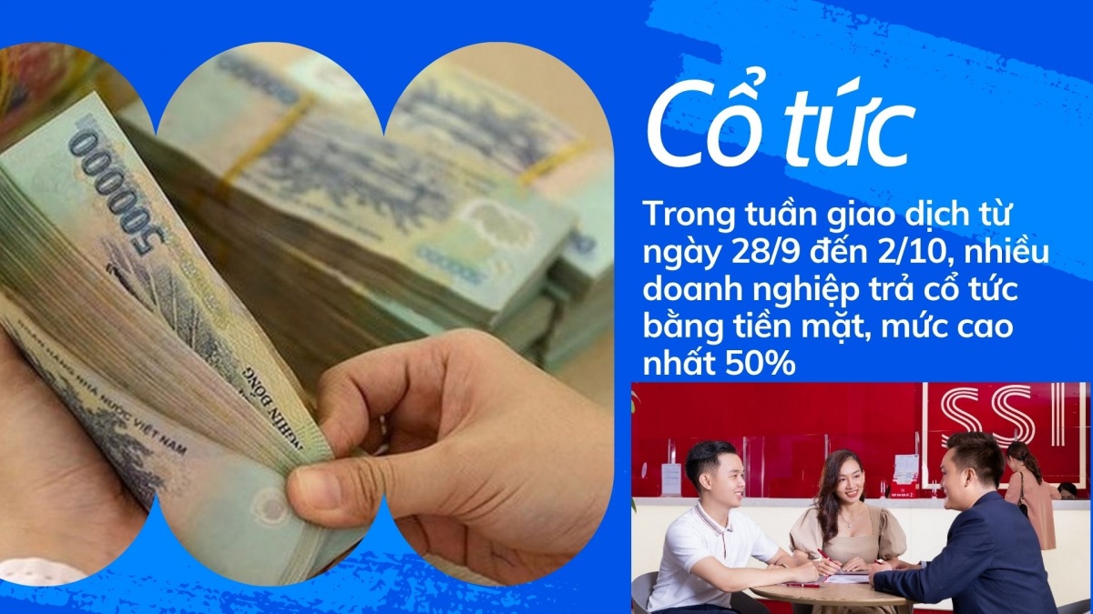 Doanh nghiệp đồng loạt chốt quyền, cổ tức tiền mặt tiếp tục chiếm ưu thế