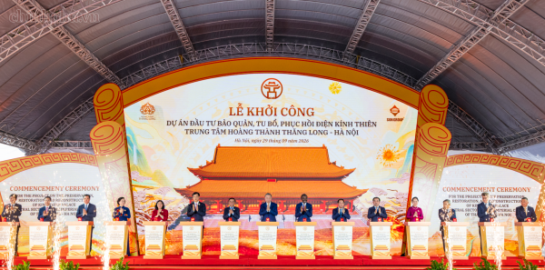 Tổng Bí thư, Chủ tịch nước Tô Lâm dự Lễ khởi công Dự án đầu tư bảo quản, tu bổ, phục hồi Điện Kính Thiên