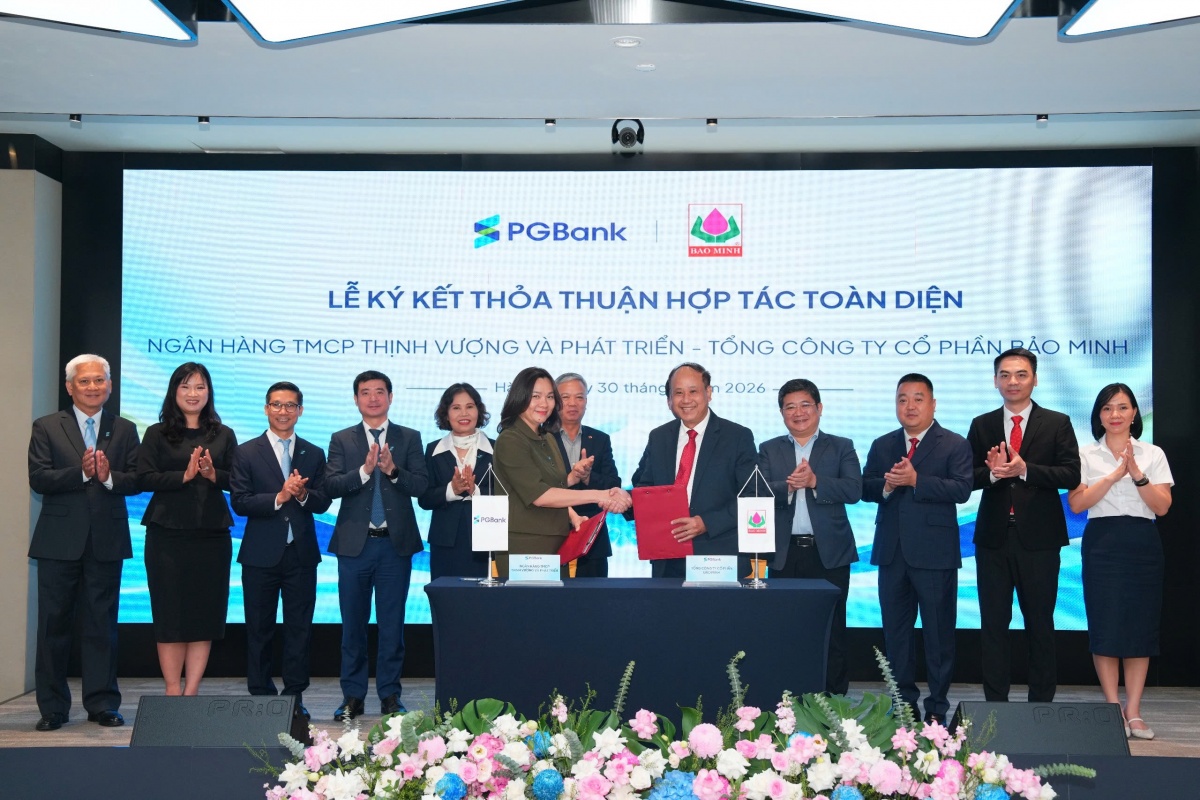 PGBank và Tổng Công ty cổ phần Bảo Minh ký kết Thỏa thuận hợp tác toàn diện