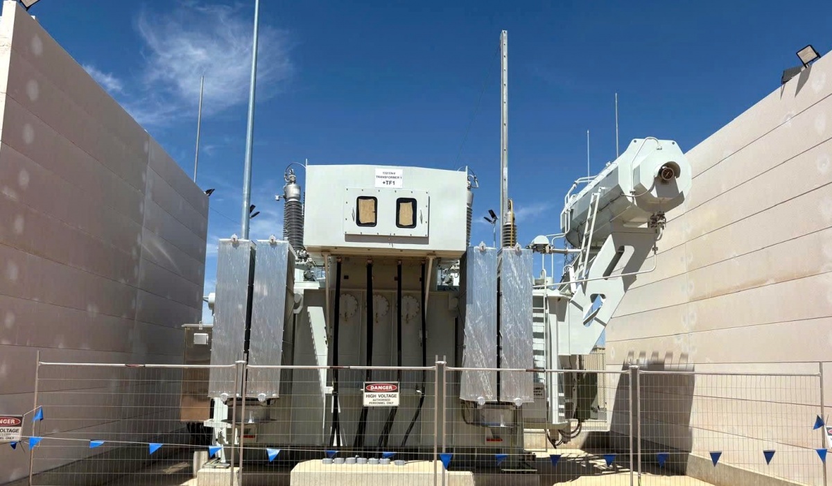 Máy biến áp 70 MVA – 132/33 kV tại trạm Clements Gap BESS, South Australia