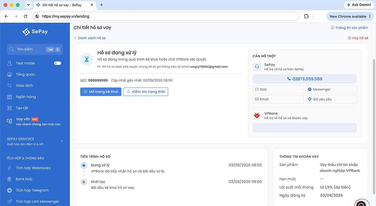 SePay ra mắt SePay Lending, nền tảng kết nối vay vốn cho doanh nghiệp