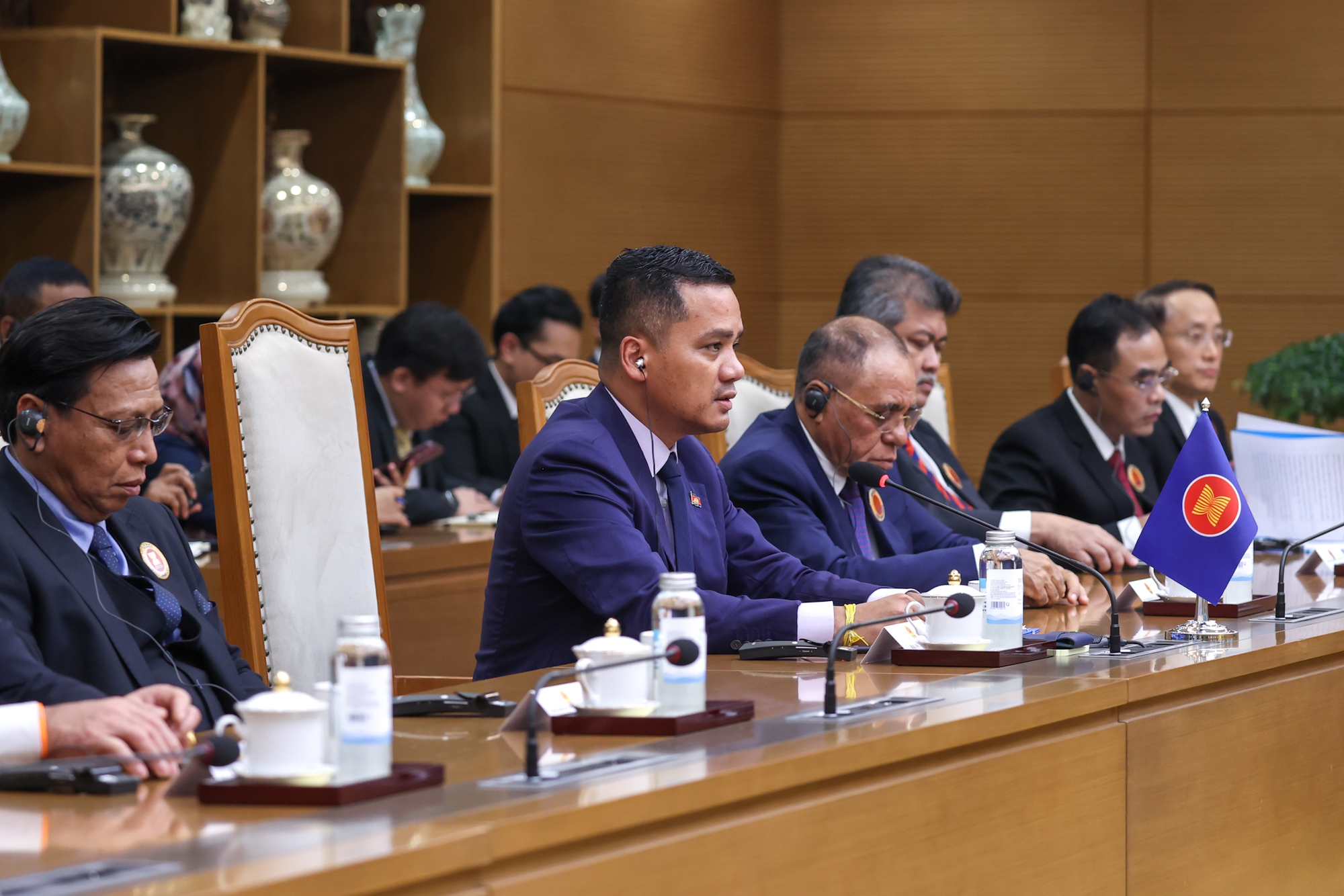 Thủ tướng tiếp đoàn lãnh đạo cơ quan thực thi pháp luật các nước ASEAN