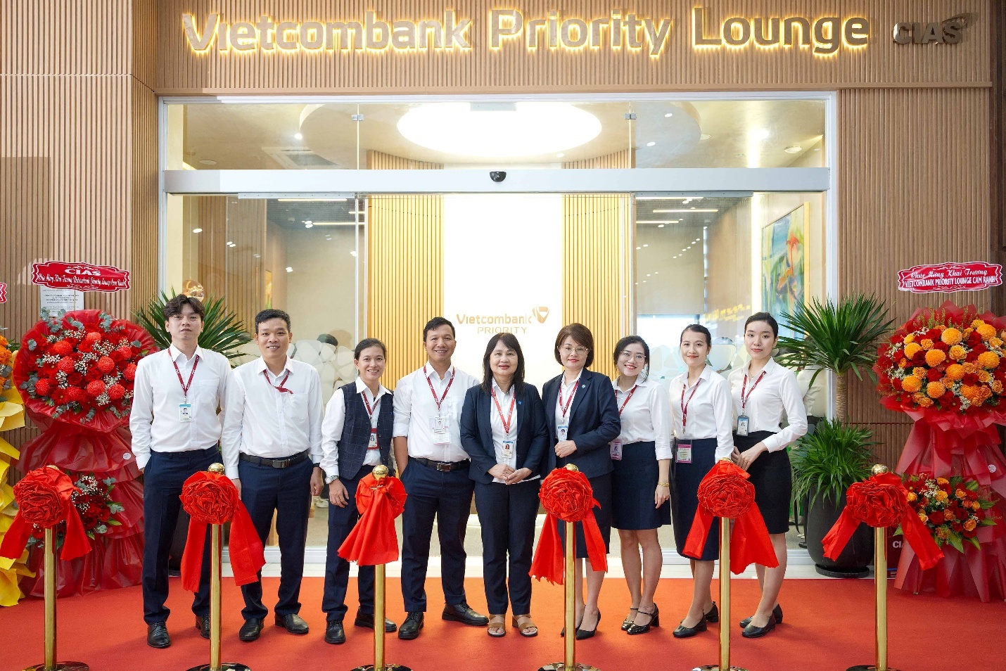 Vietcombank khai trương phòng chờ Vietcombank Priority Lounge tại Cam Ranh