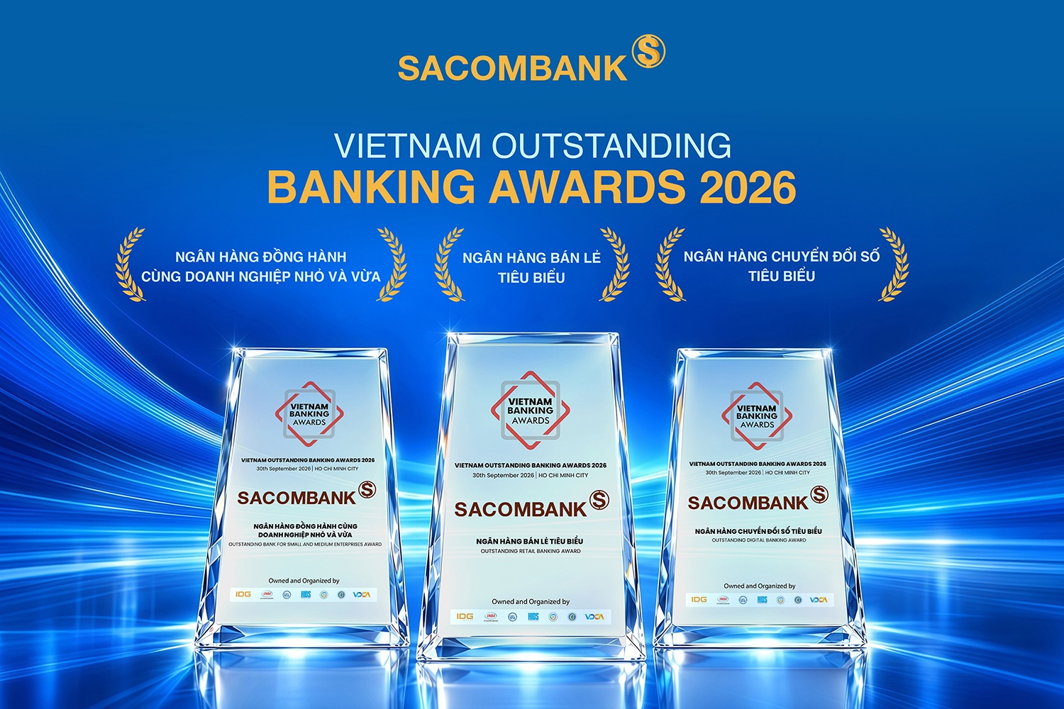 SACOMBANK lập hat-trick giải thưởng nhờ năng lực số và sự thấu hiểu khách hàng