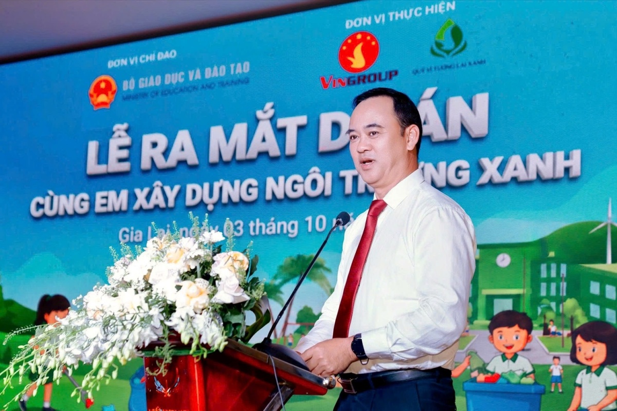 Bộ Giáo dục và Đào tạo phối hợp với Quỹ Vì tương lai xanh triển khai dự án ‘Cùng em xây dựng ngôi trường xanh’