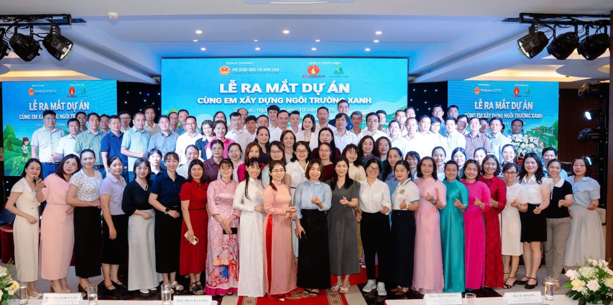 Bộ Giáo dục và Đào tạo phối hợp với Quỹ Vì tương lai xanh triển khai dự án ‘Cùng em xây dựng ngôi trường xanh’