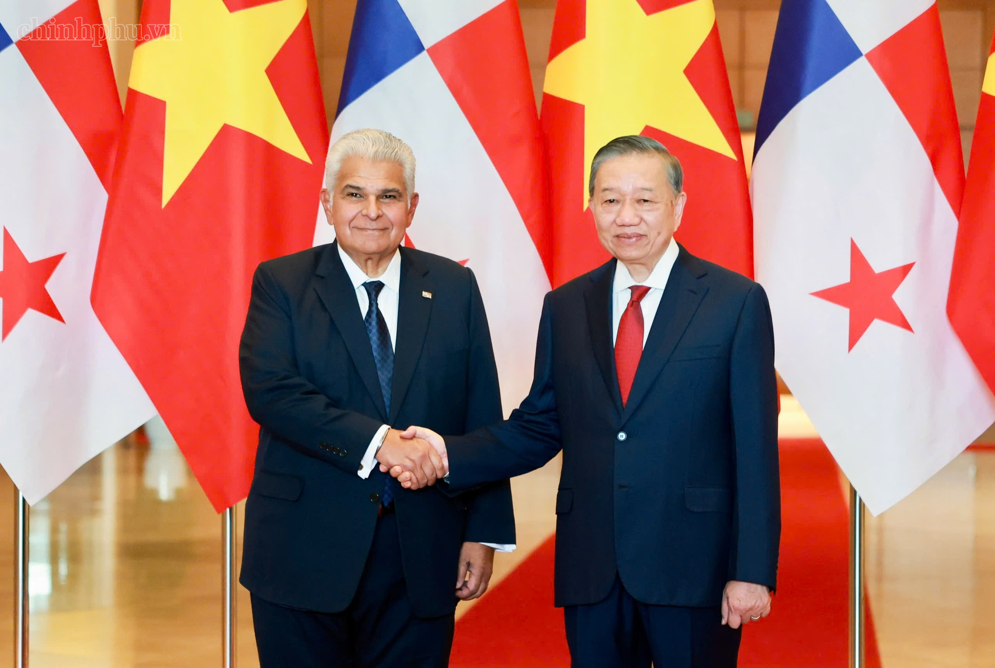 Tổng Bí thư, Chủ tịch nước Tô Lâm chủ trì Lễ đón Tổng thống Cộng hòa Panama thăm chính thức Việt Nam Tổng Bí thư, Chủ tịch nước Tô Lâm chủ trì Lễ đón Tổng thống Cộng hòa Panama thăm chính thức Việt Nam- Ảnh 4.