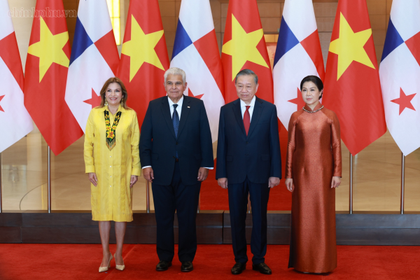 Tổng Bí thư, Chủ tịch nước Tô Lâm chủ trì Lễ đón Tổng thống Cộng hòa Panama thăm chính thức Việt Nam