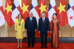 Tổng Bí thư, Chủ tịch nước Tô Lâm chủ trì Lễ đón Tổng thống Cộng hòa Panama thăm chính thức Việt Nam