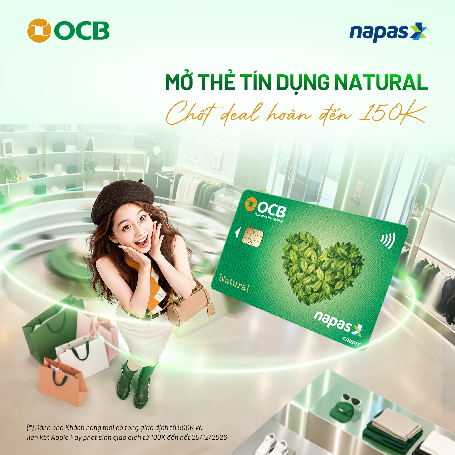 NAPAS và OCB mang ưu đãi kép cho chủ thẻ tín dụng nội địa NAPAS và OCB mang ưu đãi kép cho chủ thẻ tín dụng nội địa