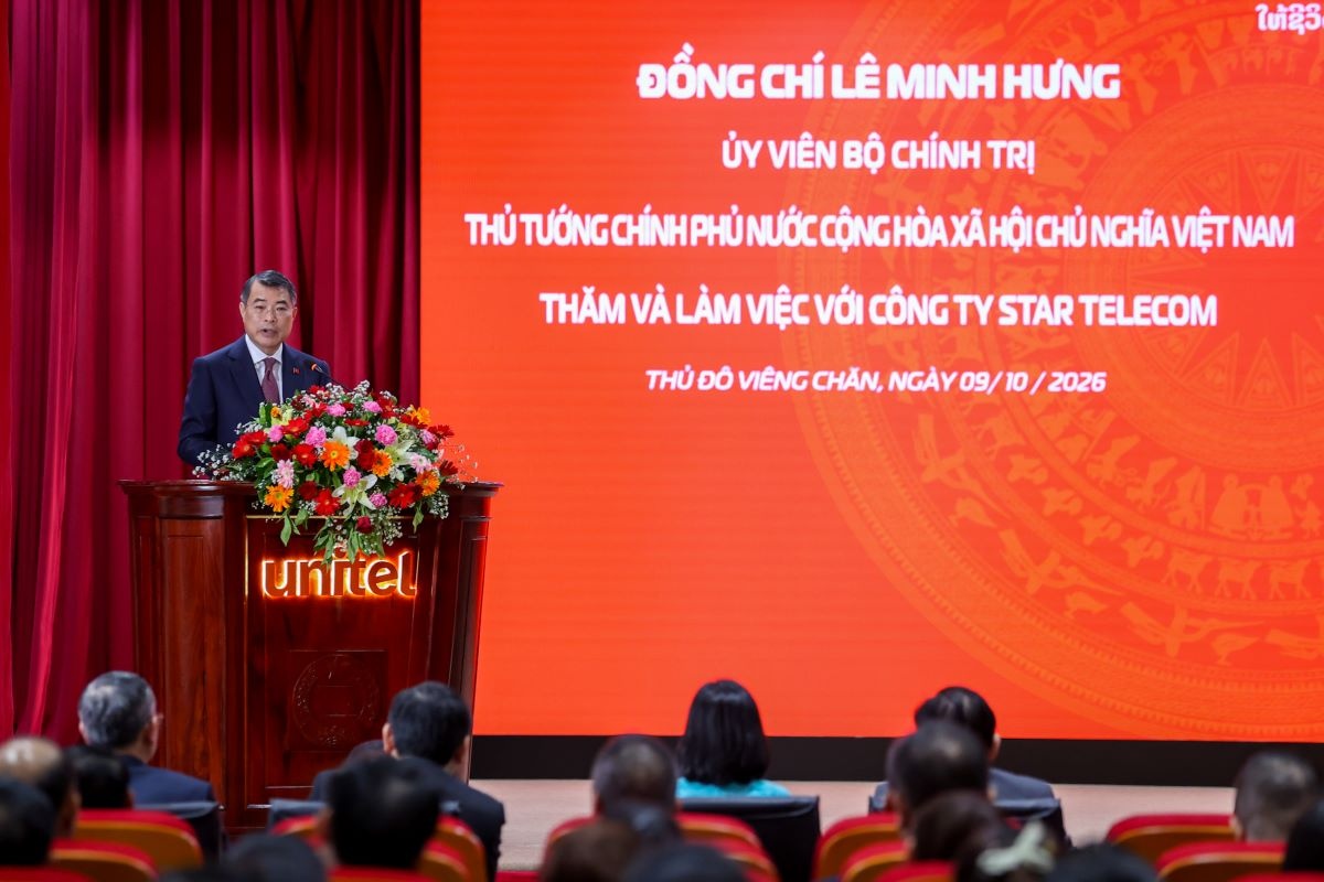 Thủ tướng Lê Minh Hưng: “Viettel tại Lào đã trở thành một biểu tượng của tình hữu nghị 2 nước”