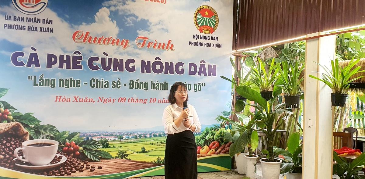 Mô hình “Cà phê cùng nông dân”, lắng nghe để tháo gỡ vướng mắc