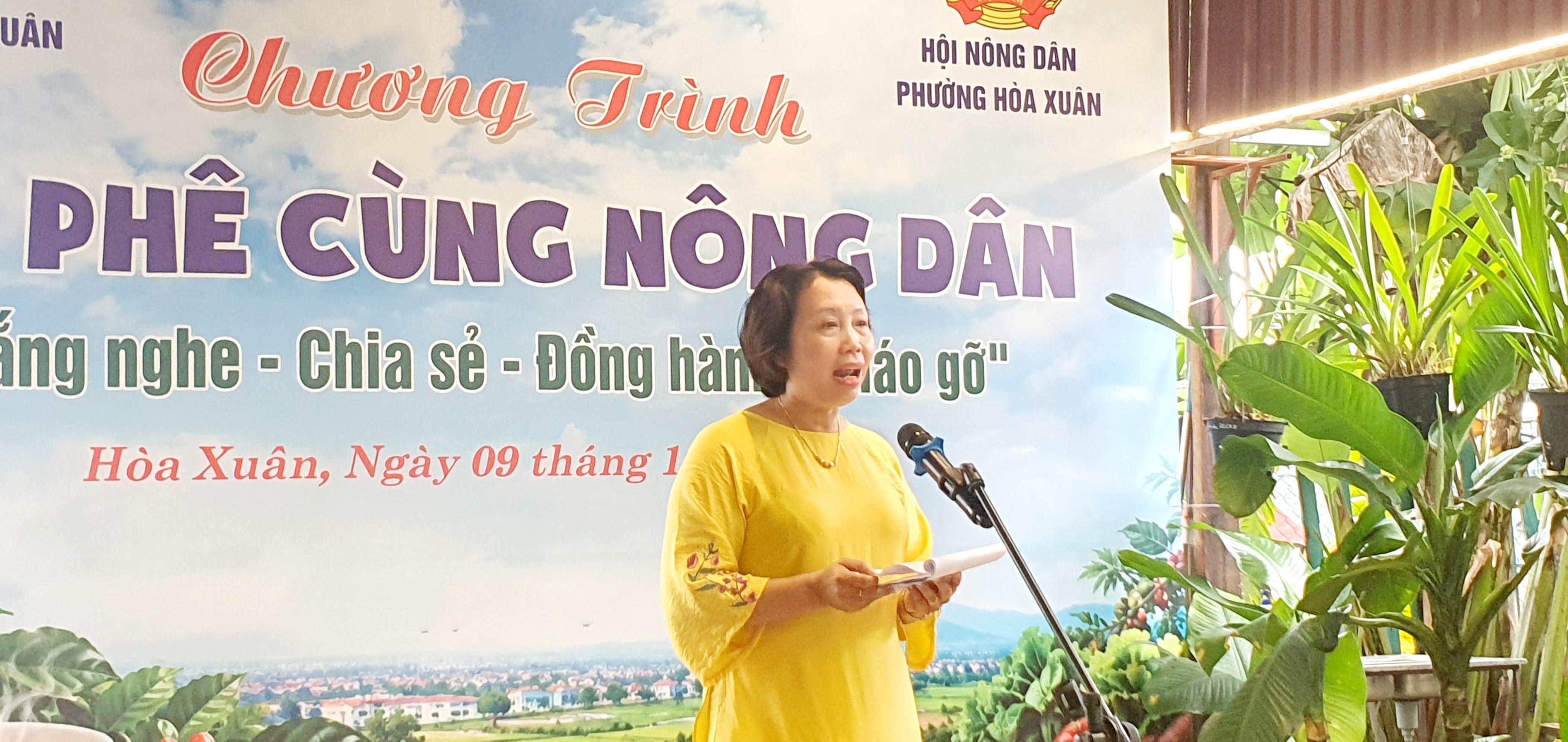 Cà phê cùng nông dân: Lắng nghe để tháo gỡ vướng mắc