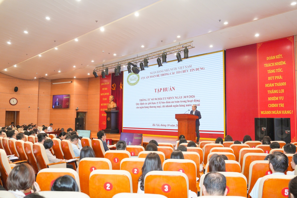 Triển khai Thông tư 50/2026/TT-NHNN: Nâng cao năng lực quản trị, củng cố an toàn hệ thống ngân hàng Triển khai Thông tư 50/2026/TT-NHNN: Nâng cao năng lực quản trị, củng cố an toàn hệ thống ngân hàng
