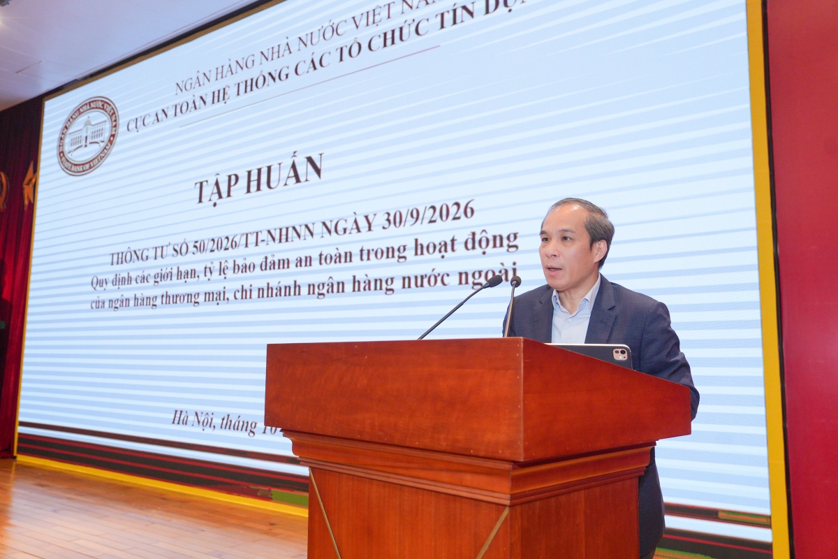 Triển khai Thông tư 50/2026/TT-NHNN: Nâng cao năng lực quản trị, củng cố an toàn hệ thống ngân hàng Triển khai Thông tư 50/2026/TT-NHNN: Nâng cao năng lực quản trị, củng cố an toàn hệ thống ngân hàng
