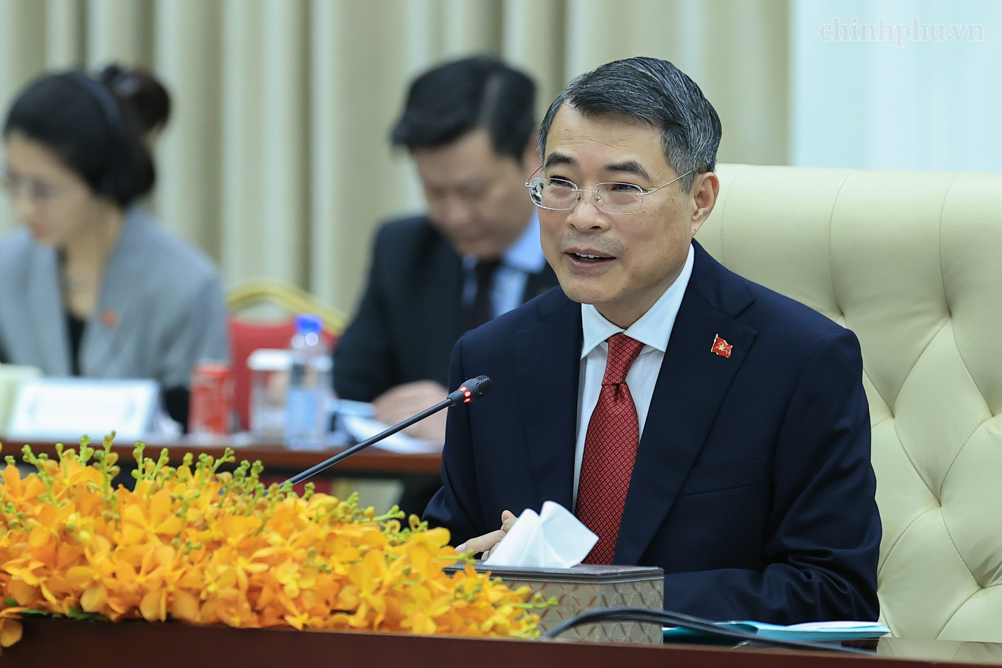 Thủ tướng Lê Minh Hưng hội đàm với Thủ tướng Campuchia Hun Manet Thủ tướng Lê Minh Hưng hội đàm với Thủ tướng Campuchia Hun Manet- Ảnh 2.