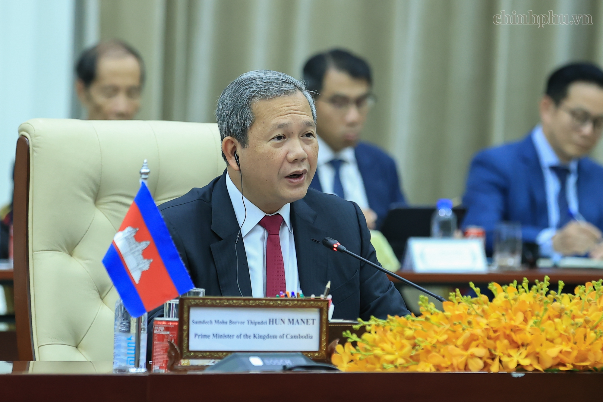 Thủ tướng Lê Minh Hưng hội đàm với Thủ tướng Campuchia Hun Manet Thủ tướng Lê Minh Hưng hội đàm với Thủ tướng Campuchia Hun Manet- Ảnh 4.