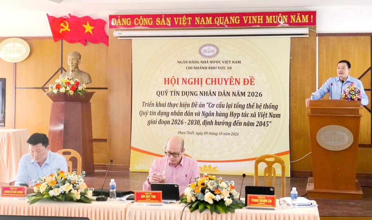 NHNN Khu vực 10 nâng cao hiệu quả cơ cấu lại hệ thống quỹ tín dụng nhân dân