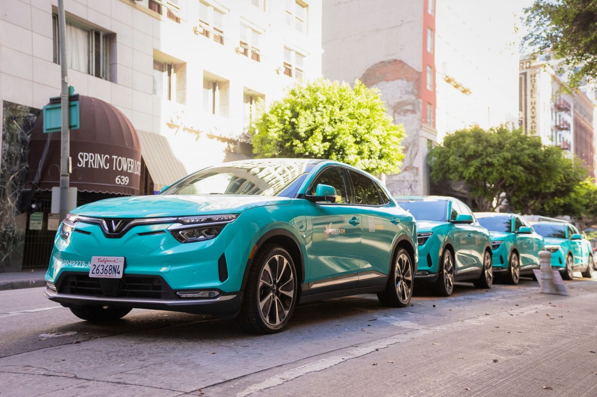 Green SM chính thức khai trương dịch vụ taxi thuần điện tại Mỹ Green SM chính thức khai trương dịch vụ taxi thuần điện tại Mỹ