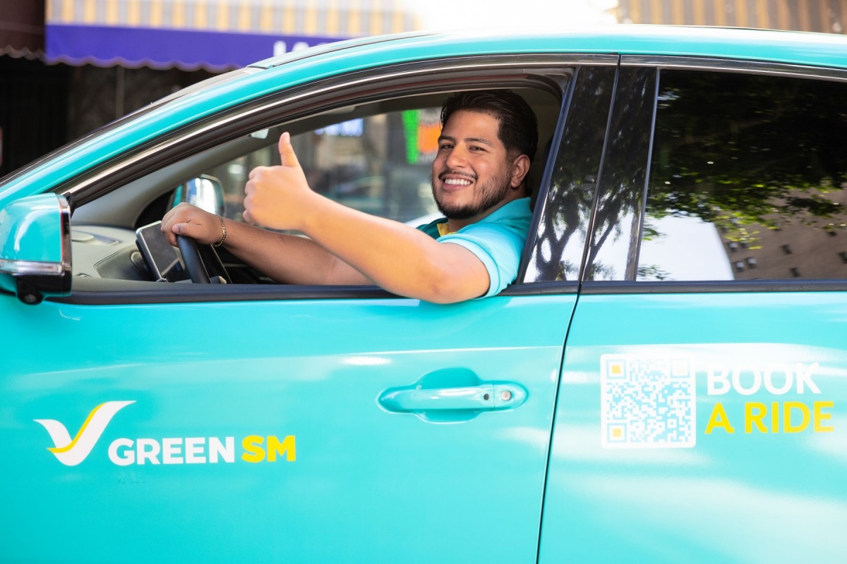 Green SM chính thức khai trương dịch vụ taxi thuần điện tại Mỹ Green SM chính thức khai trương dịch vụ taxi thuần điện tại Mỹ