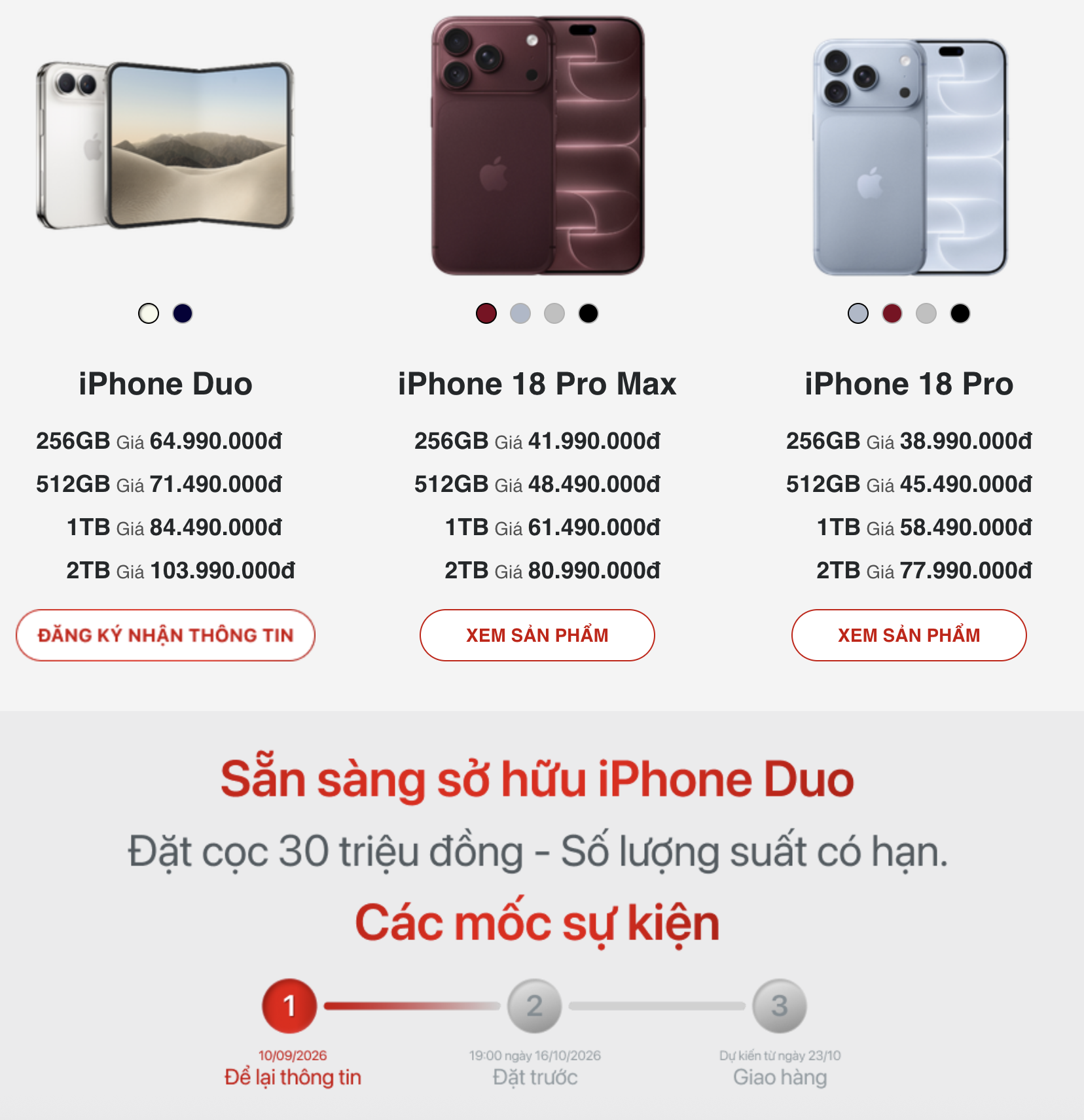 Mua iPhone Duo phải bỏ cọc hàng chục triệu