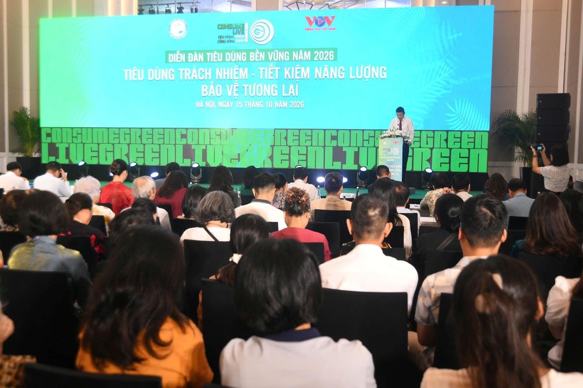 Quang cảnh Diễn đàn Tiêu dùng bền vững năm 2026 Quang cảnh Diễn đàn Tiêu dùng bền vững năm 2026