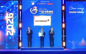 SACOMBANK 6 năm liên tiếp được vinh danh “Thương hiệu Vàng TP.Hồ Chí Minh”