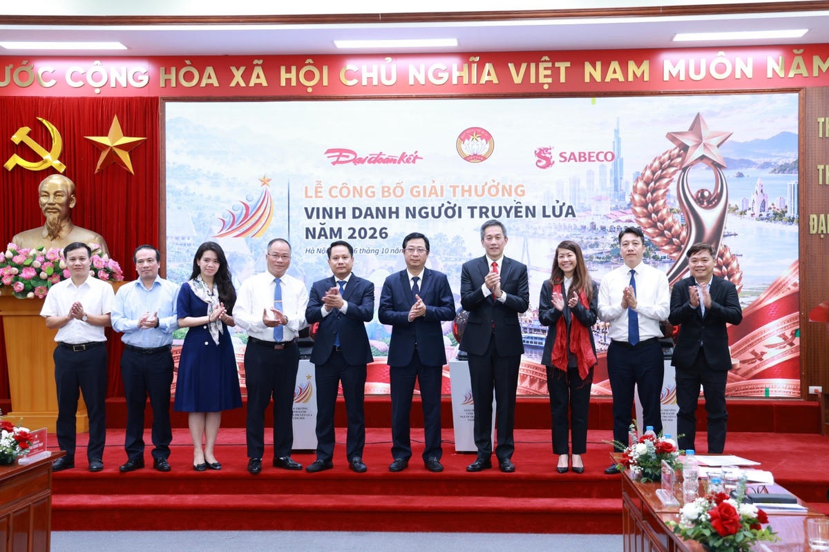 “Vinh danh Người truyền lửa” năm 2026 hướng tới lan tỏa những tấm gương tiêu biểu, khơi dậy tinh thần trách nhiệm và khát vọng cống hiến vì cộng đồng