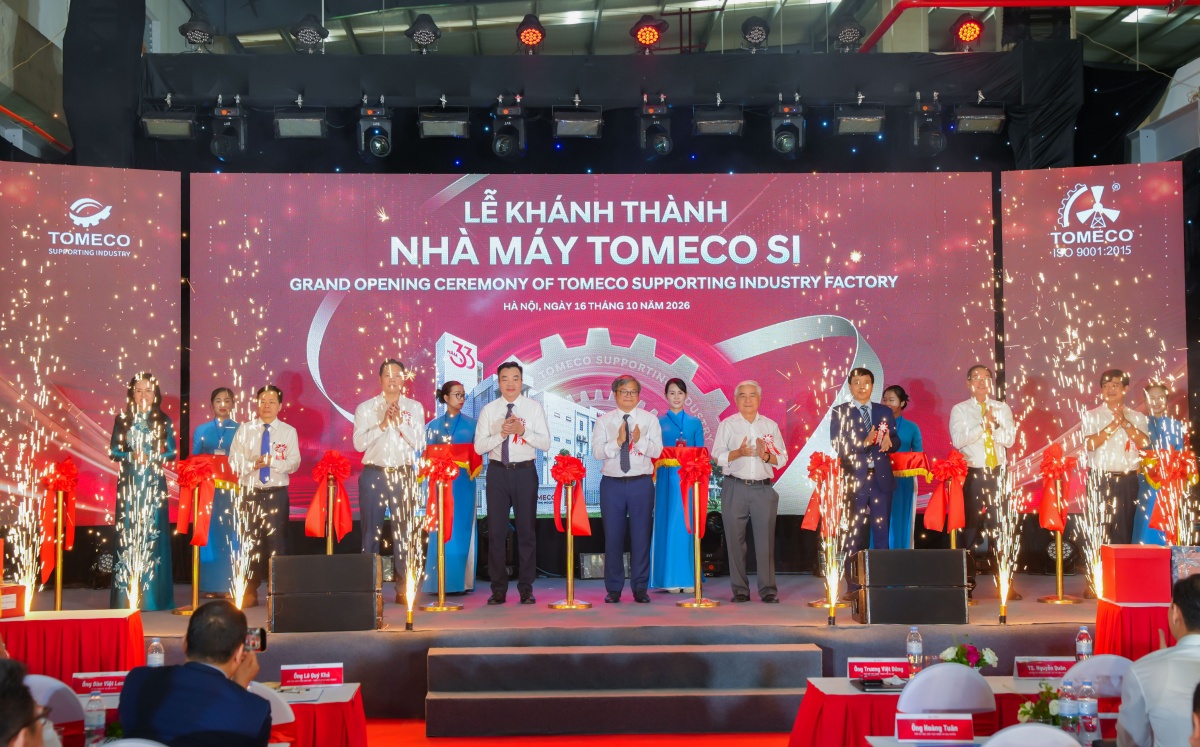 lễ khánh thành Nhà máy TOMECO SI