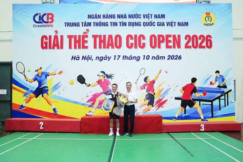Giải thể thao CIC Open 2026: Rèn luyện sức khỏe, thắt chặt tình đoàn kết trong ngành Ngân hàng Giải thể thao CIC Open 2026: Rèn luyện sức khỏe, thắt chặt tình đoàn kết trong ngành Ngân hàng