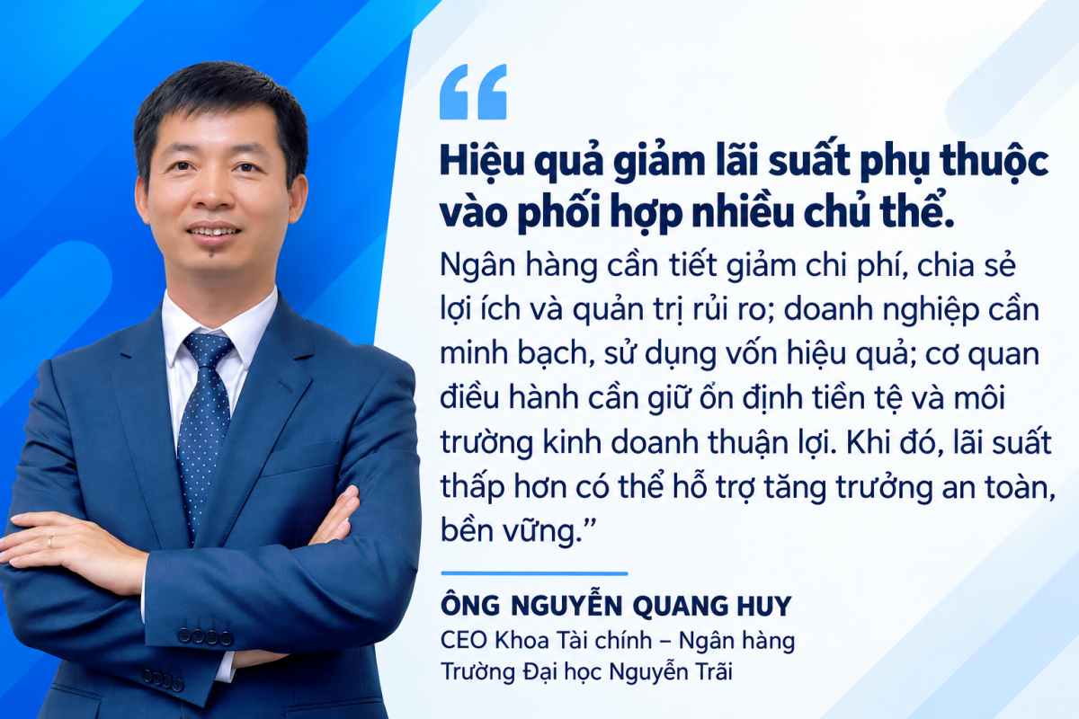 Giảm lãi suất cuối năm: Mở rộng dư địa từ nhiều phía
