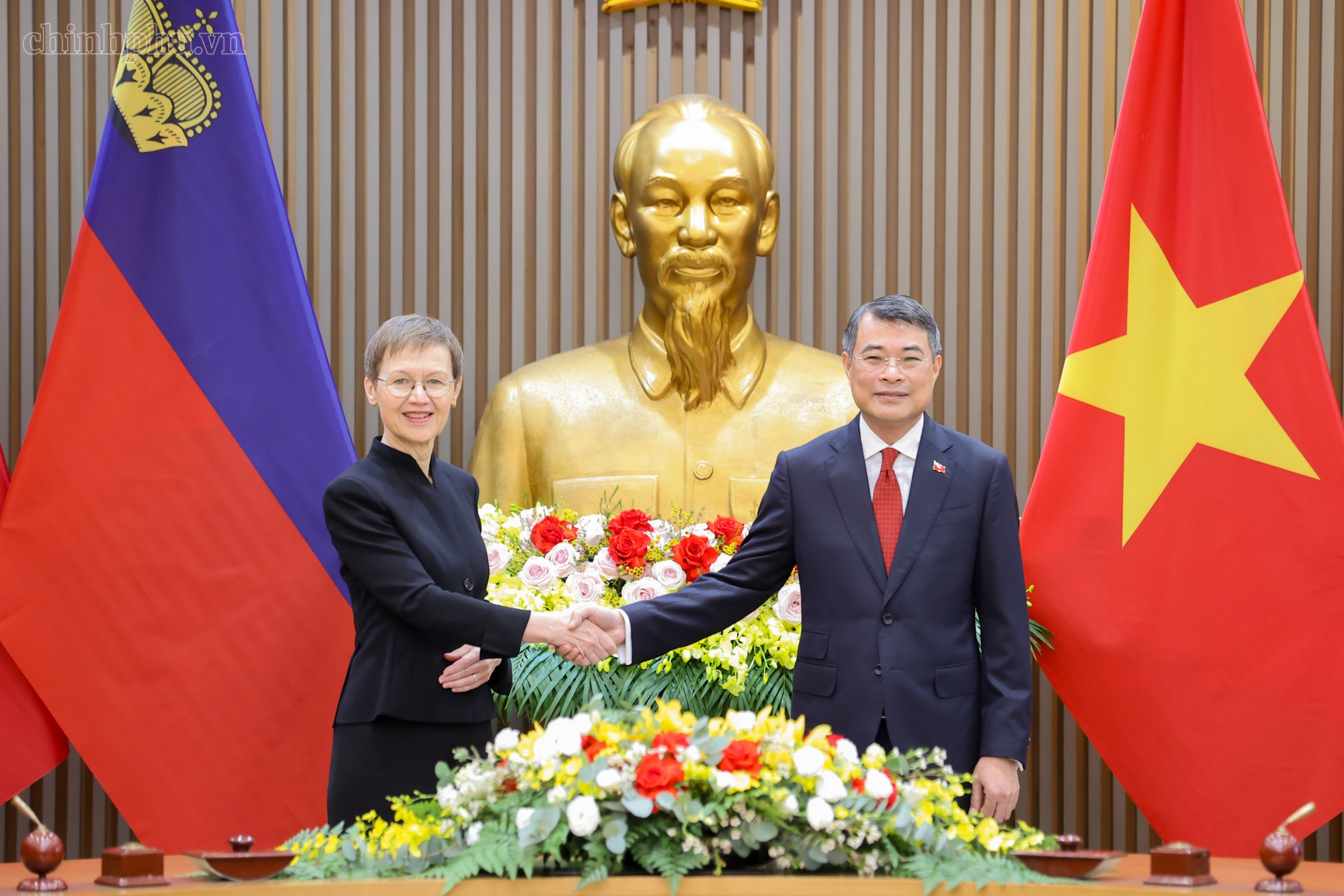 Thủ tướng Lê Minh Hưng hội đàm với Thủ tướng Liechtenstein
