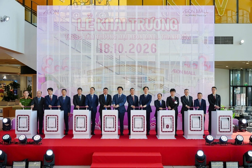 Trung tâm thương mại AEON Mall Thanh Hoá chính thức khai trương Trung tâm thương mại AEON Mall Thanh Hoá chính thức khai trương