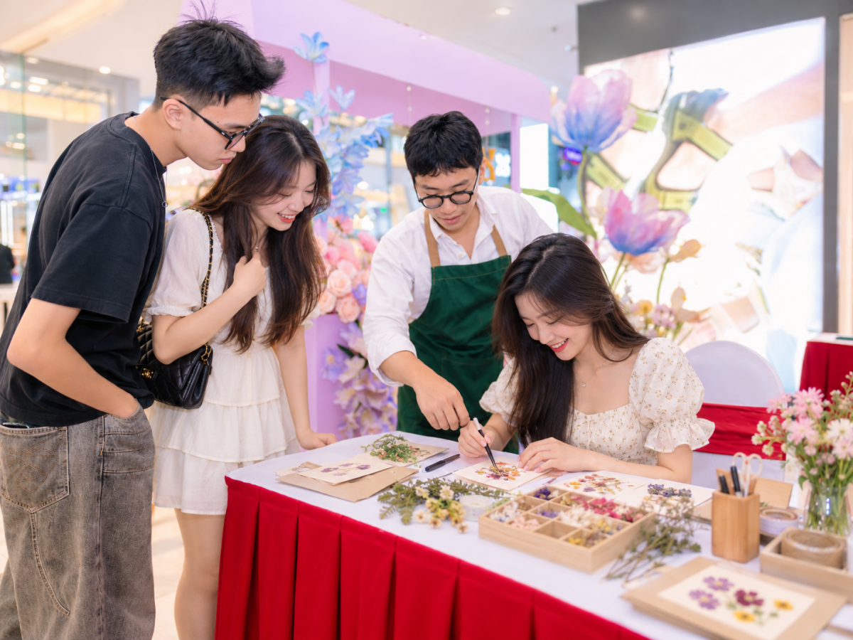 Đến Vincom dịp 20/10: Đi xe hoa hồng, tư vấn phong cách từ stylist, tận hưởng ngày hội 