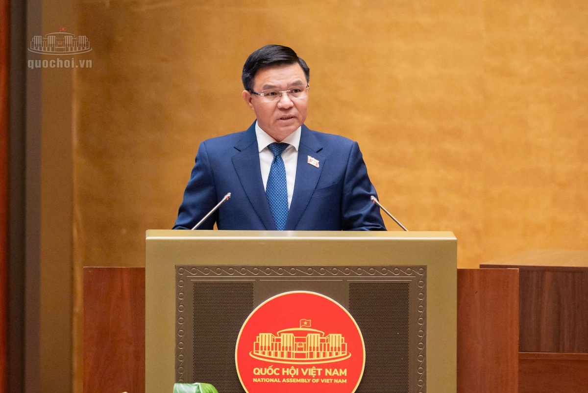 Bộ trưởng Bộ Công Thương Lê Mạnh Hùng Ảnh QH