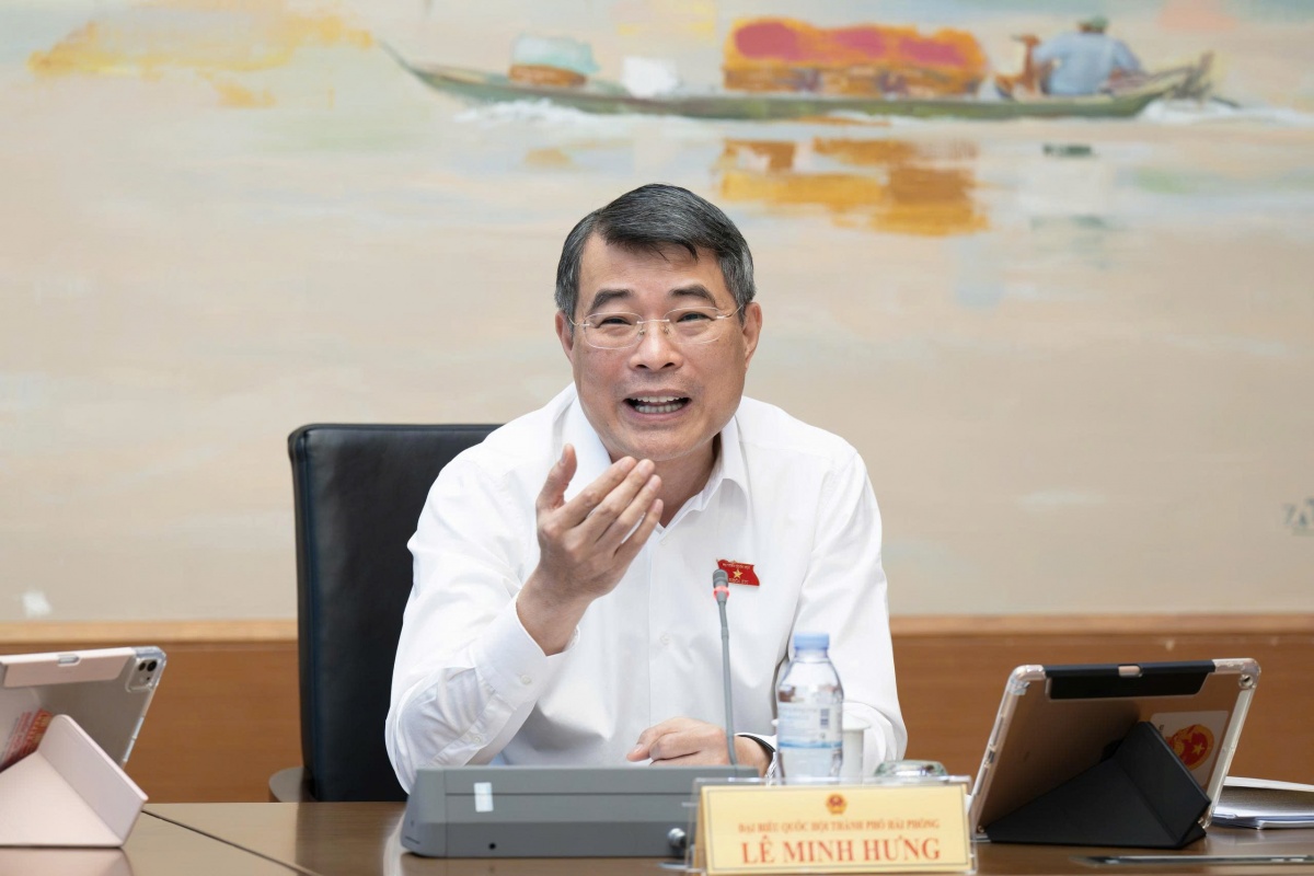 Thủ tướng Lê Minh Hưng phát biểu tại tổ chiều 20/10 (Ảnh QH) Thủ tướng Lê Minh Hưng phát biểu tại tổ chiều 20/10 (Ảnh QH)