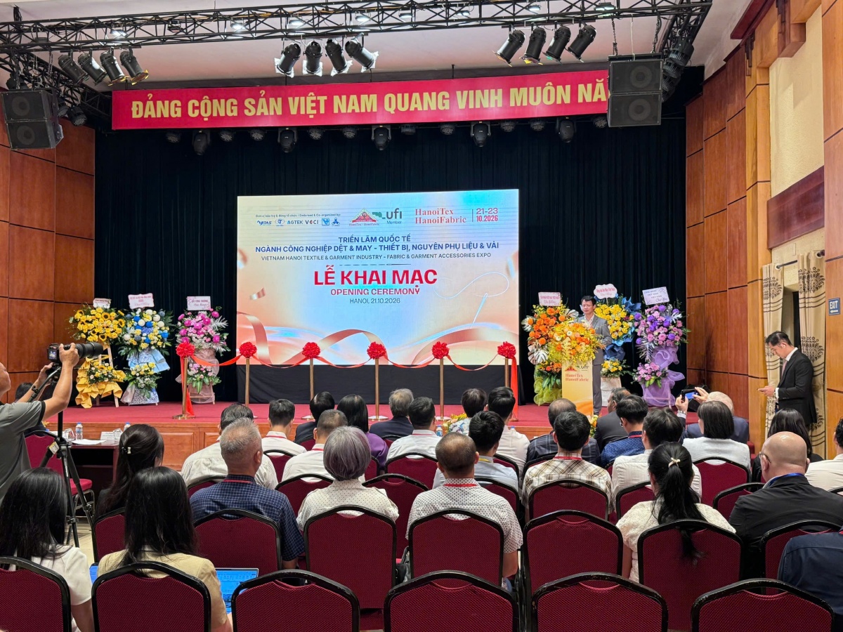HanoiTex & HanoiFabric 2026: Thúc đẩy chuyển đổi số và sản xuất xanh ngành dệt may